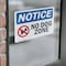 Signmission No Dog Zone Sign With Symbol, 5 in W x Rectangle, Vinyl Decal OS-2PACK-NS-D-35-L-14487 - alternate 3